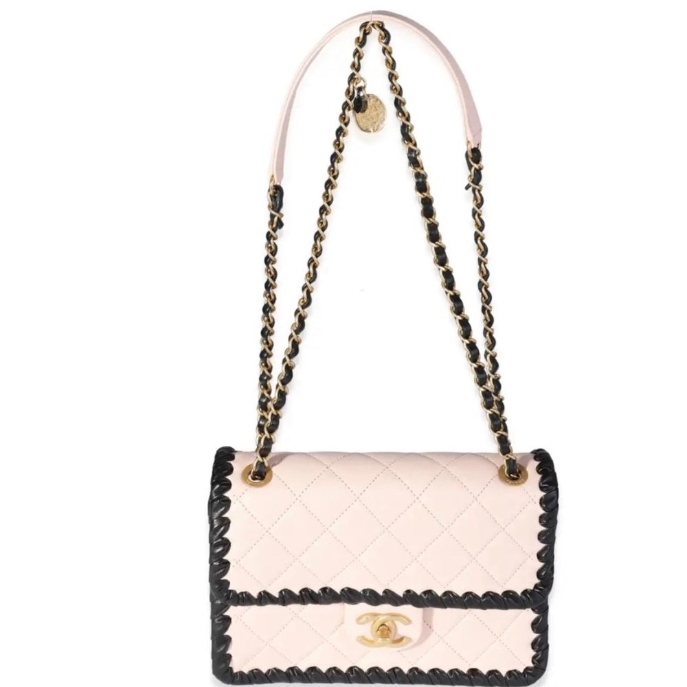 Chanel Lambskin & Black Whipstitch Mini Bag - Picture 10 of 11